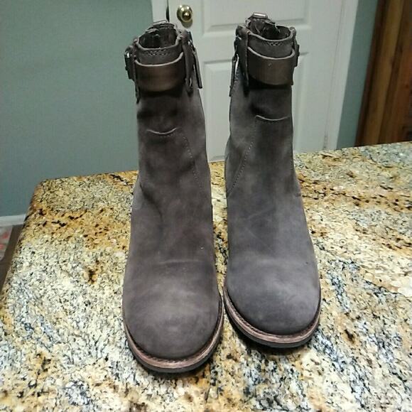 Trask Womens Madison Brown Suede Ankle Boots Size 8.5 36-1137 - Picture 5 of 12